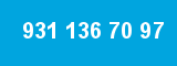 931 136 70 97 931 136 70 97
